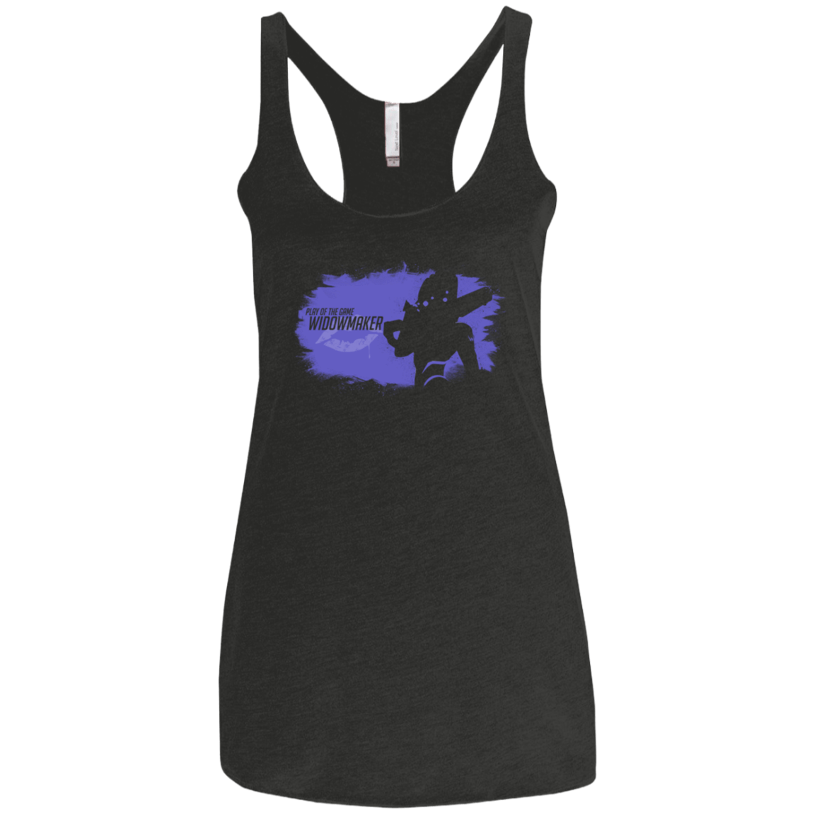 T-Shirts Vintage Black / X-Small Play of the Game Widowmaker Women's Triblend Racerback Tank