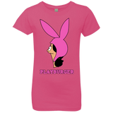 T-Shirts Hot Pink / YXS Playburger Girls Premium T-Shirt