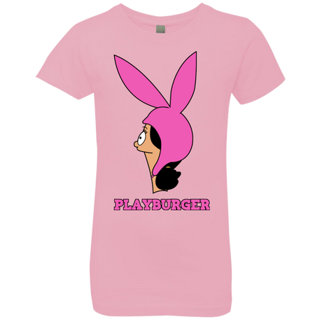 T-Shirts Light Pink / YXS Playburger Girls Premium T-Shirt