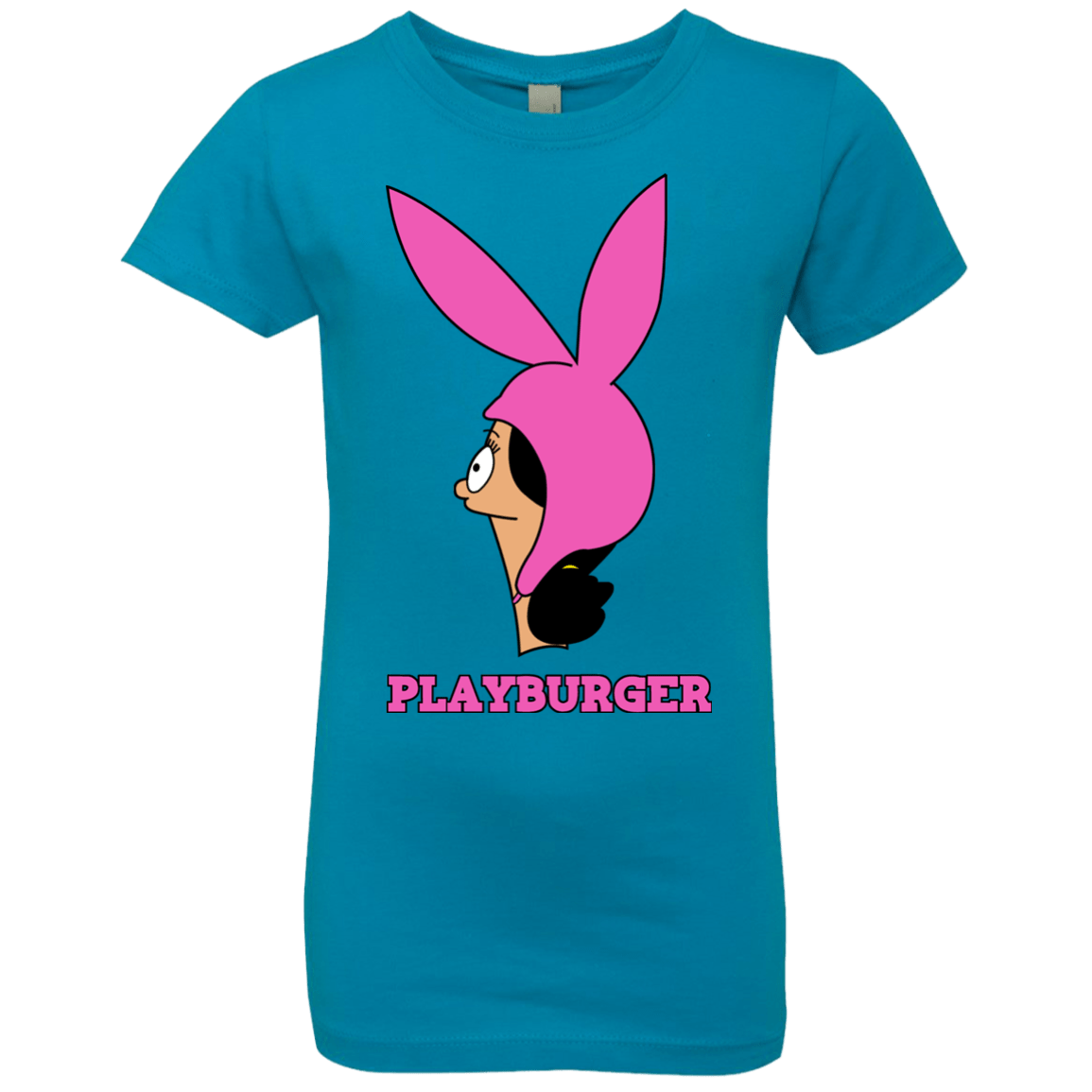 T-Shirts Turquoise / YXS Playburger Girls Premium T-Shirt