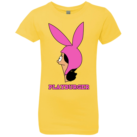 T-Shirts Vibrant Yellow / YXS Playburger Girls Premium T-Shirt