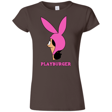 T-Shirts Dark Chocolate / S Playburger Junior Slimmer-Fit T-Shirt