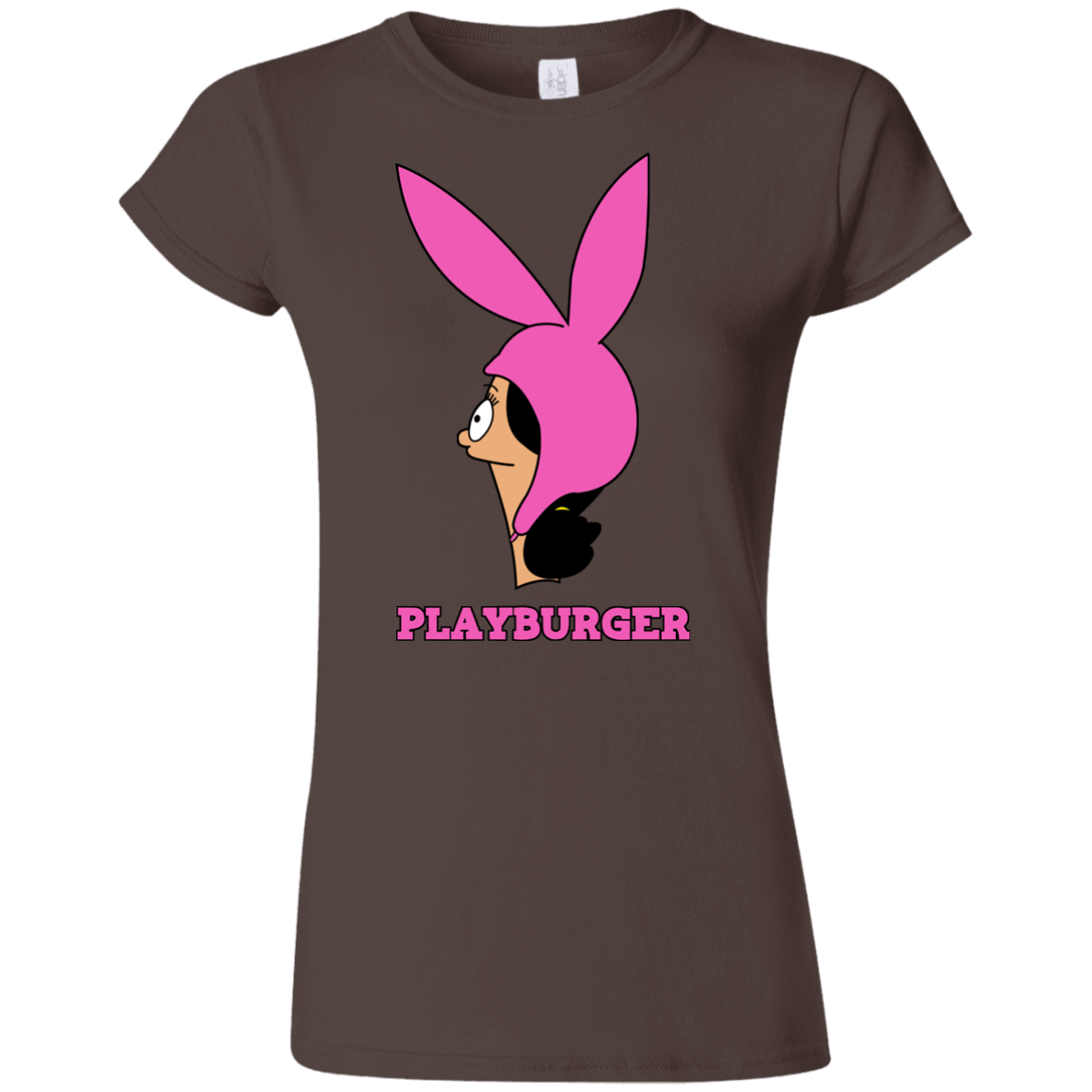 T-Shirts Dark Chocolate / S Playburger Junior Slimmer-Fit T-Shirt