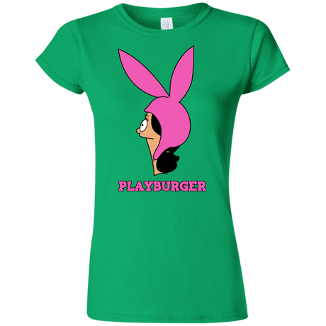 T-Shirts Irish Green / S Playburger Junior Slimmer-Fit T-Shirt