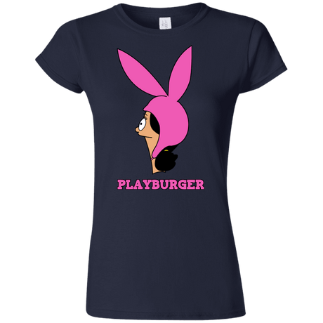 T-Shirts Navy / S Playburger Junior Slimmer-Fit T-Shirt