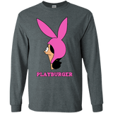 T-Shirts Dark Heather / S Playburger Men's Long Sleeve T-Shirt