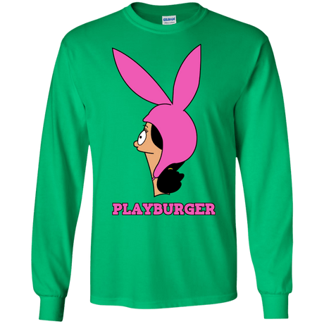 T-Shirts Irish Green / S Playburger Men's Long Sleeve T-Shirt