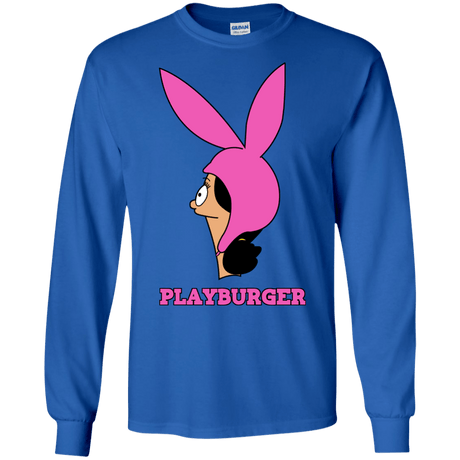 T-Shirts Royal / S Playburger Men's Long Sleeve T-Shirt