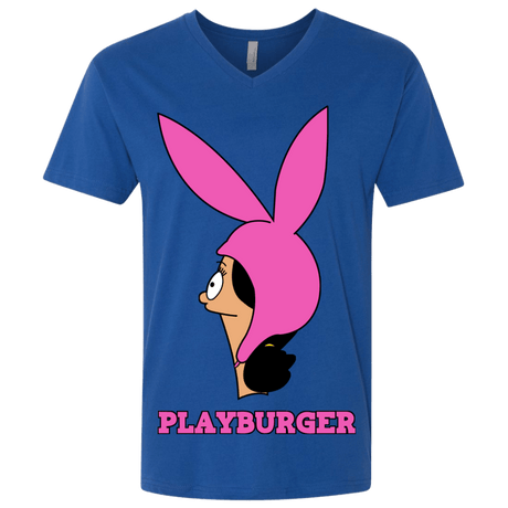 T-Shirts Royal / X-Small Playburger Men's Premium V-Neck
