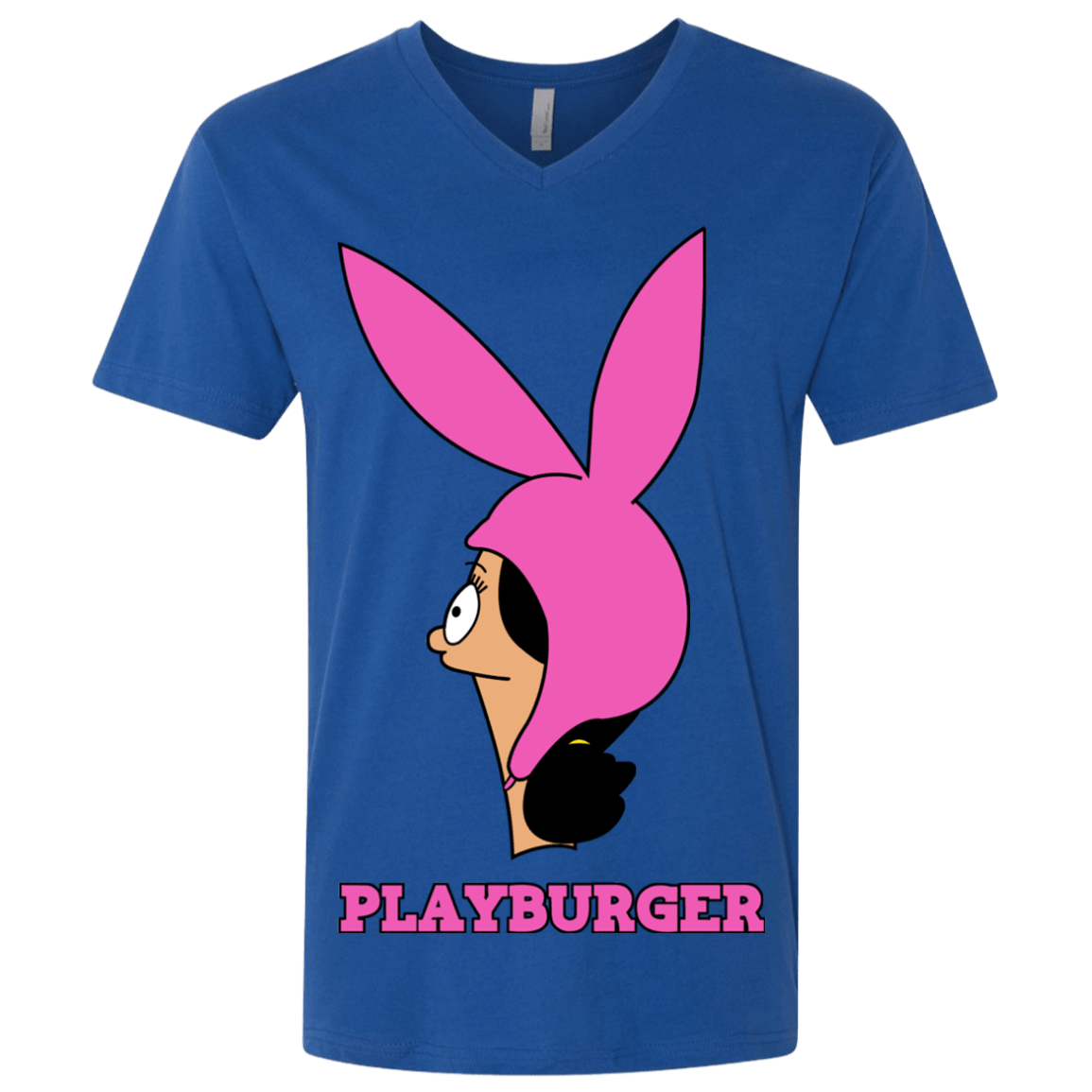 T-Shirts Royal / X-Small Playburger Men's Premium V-Neck