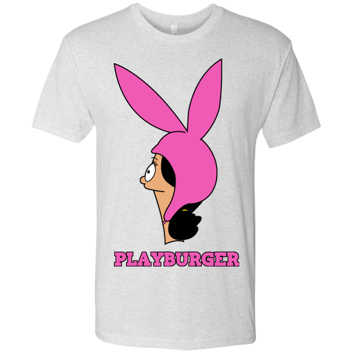 T-Shirts Heather White / S Playburger Men's Triblend T-Shirt