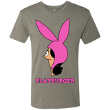 T-Shirts Venetian Grey / S Playburger Men's Triblend T-Shirt