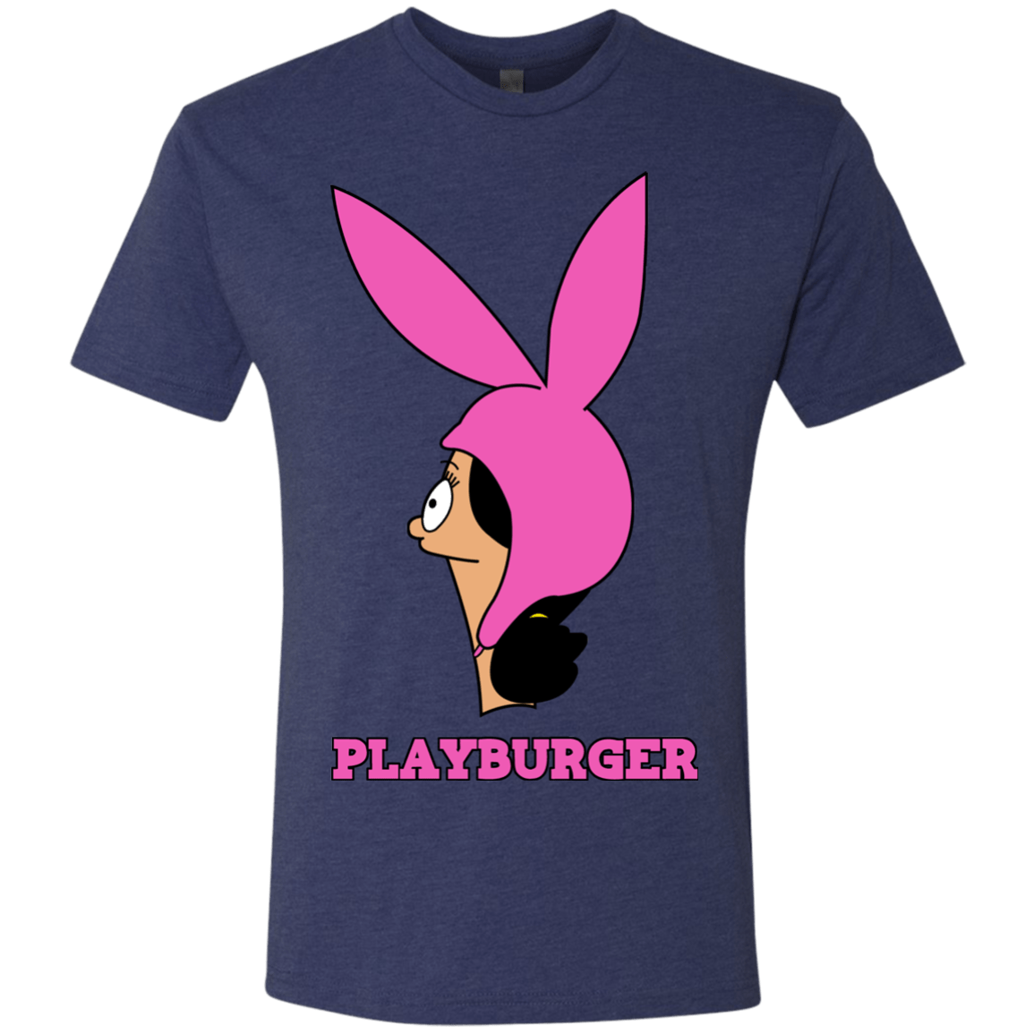 T-Shirts Vintage Navy / S Playburger Men's Triblend T-Shirt