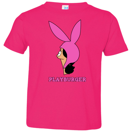 T-Shirts Hot Pink / 2T Playburger Toddler Premium T-Shirt