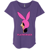 T-Shirts Purple Rush / X-Small Playburger Triblend Dolman Sleeve