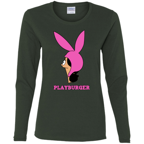 T-Shirts Forest / S Playburger Women's Long Sleeve T-Shirt