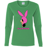 T-Shirts Irish Green / S Playburger Women's Long Sleeve T-Shirt