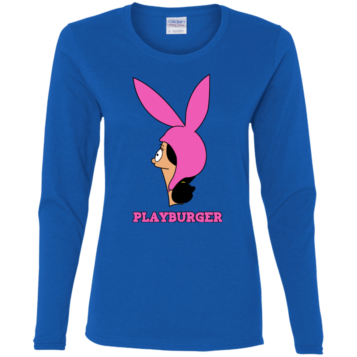 T-Shirts Royal / S Playburger Women's Long Sleeve T-Shirt