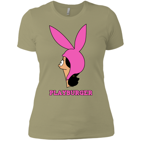 T-Shirts Light Olive / X-Small Playburger Women's Premium T-Shirt
