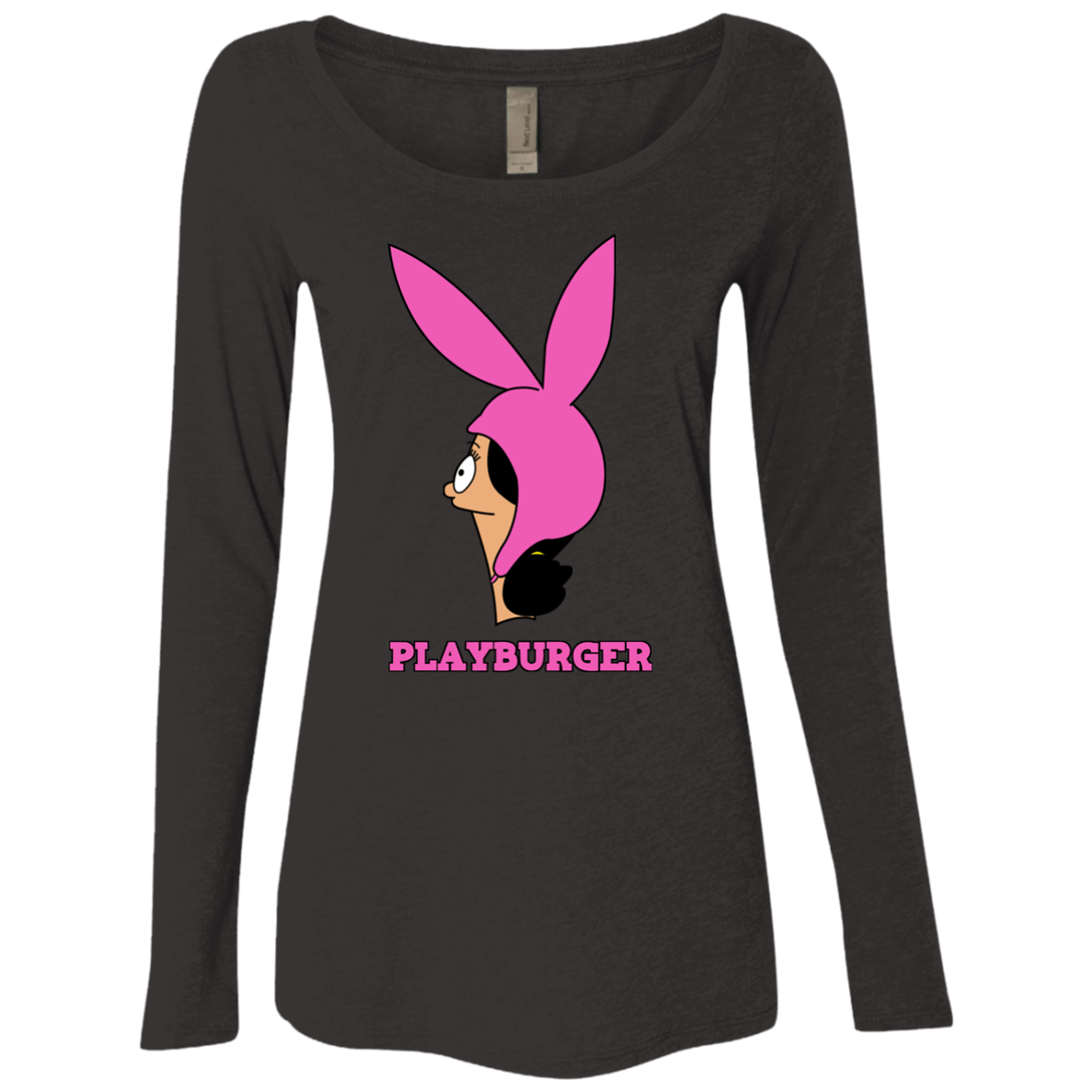 T-Shirts Vintage Black / S Playburger Women's Triblend Long Sleeve Shirt