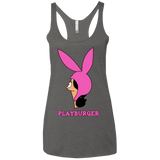 T-Shirts Premium Heather / X-Small Playburger Women's Triblend Racerback Tank