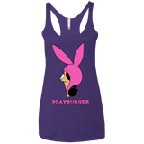 T-Shirts Purple Rush / X-Small Playburger Women's Triblend Racerback Tank