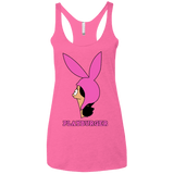 T-Shirts Vintage Pink / X-Small Playburger Women's Triblend Racerback Tank
