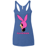 T-Shirts Vintage Royal / X-Small Playburger Women's Triblend Racerback Tank