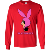 T-Shirts Red / YS Playburger Youth Long Sleeve T-Shirt