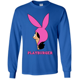 T-Shirts Royal / YS Playburger Youth Long Sleeve T-Shirt
