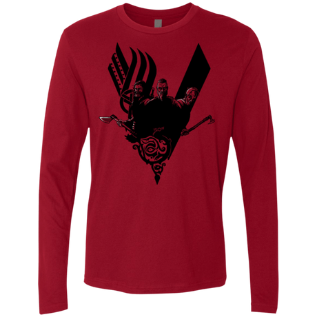 T-Shirts Cardinal / Small Plunder Men's Premium Long Sleeve
