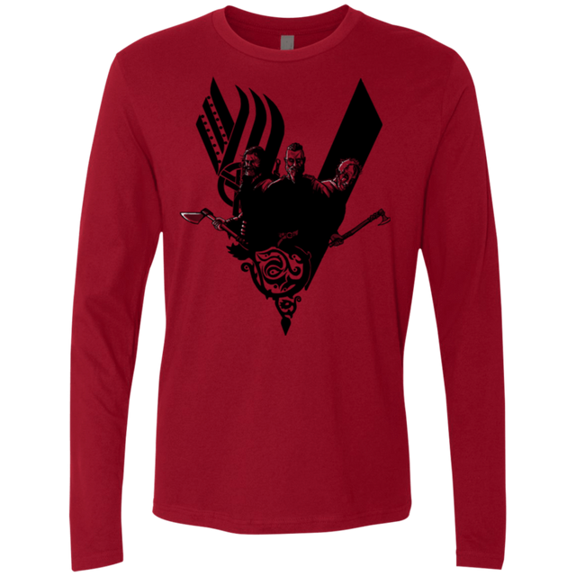 T-Shirts Cardinal / Small Plunder Men's Premium Long Sleeve