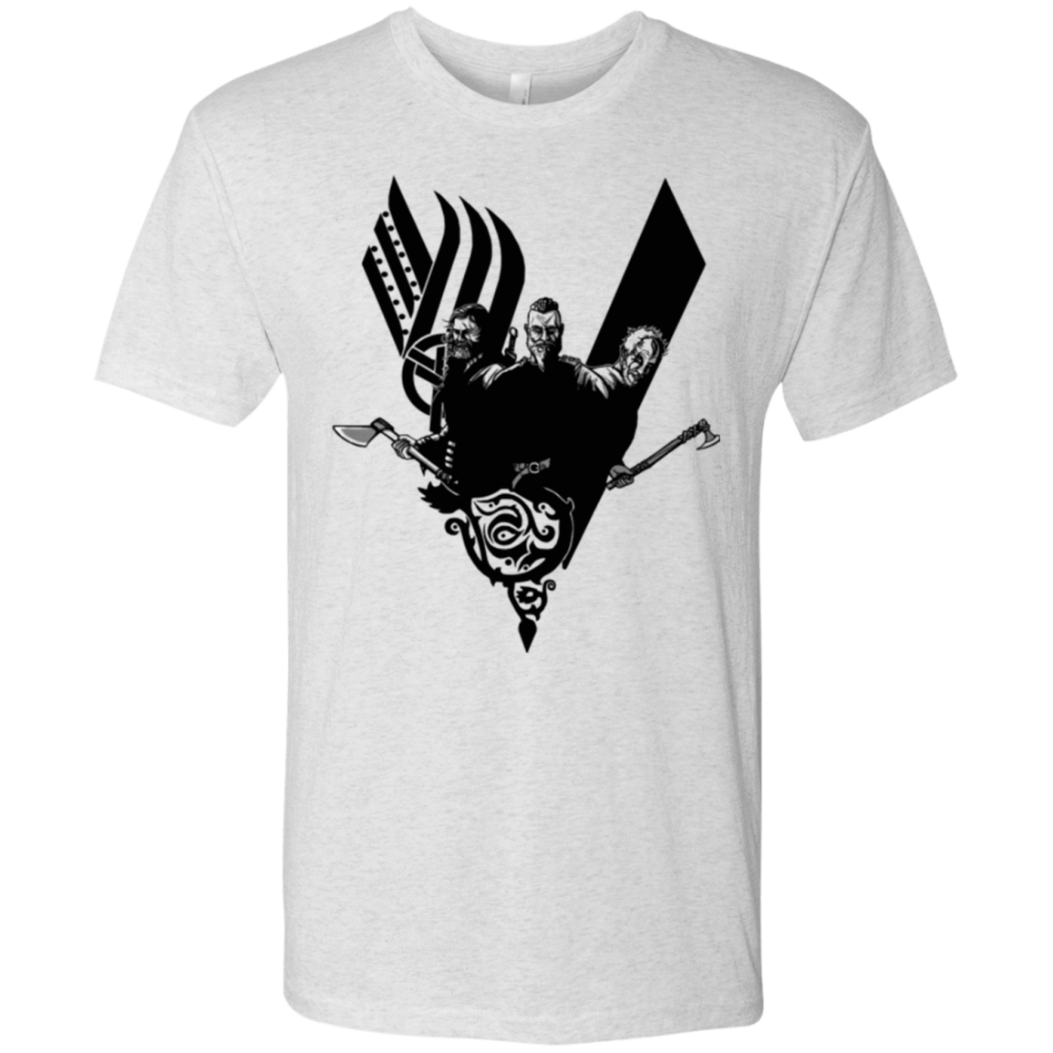 T-Shirts Heather White / Small Plunder Men's Triblend T-Shirt