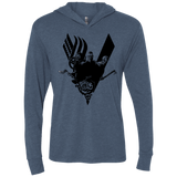 T-Shirts Indigo / X-Small Plunder Triblend Long Sleeve Hoodie Tee