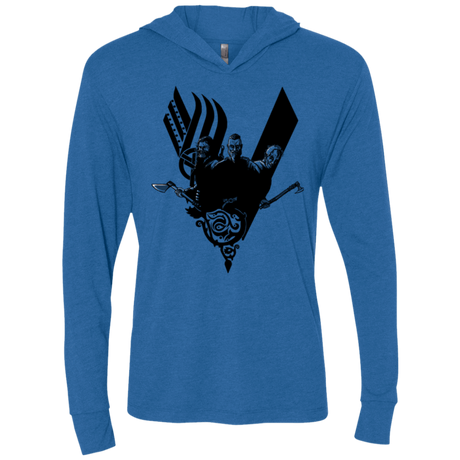 T-Shirts Vintage Royal / X-Small Plunder Triblend Long Sleeve Hoodie Tee