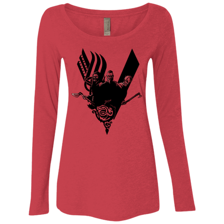 T-Shirts Vintage Red / Small Plunder Women's Triblend Long Sleeve Shirt