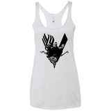 T-Shirts Heather White / X-Small Plunder Women's Triblend Racerback Tank
