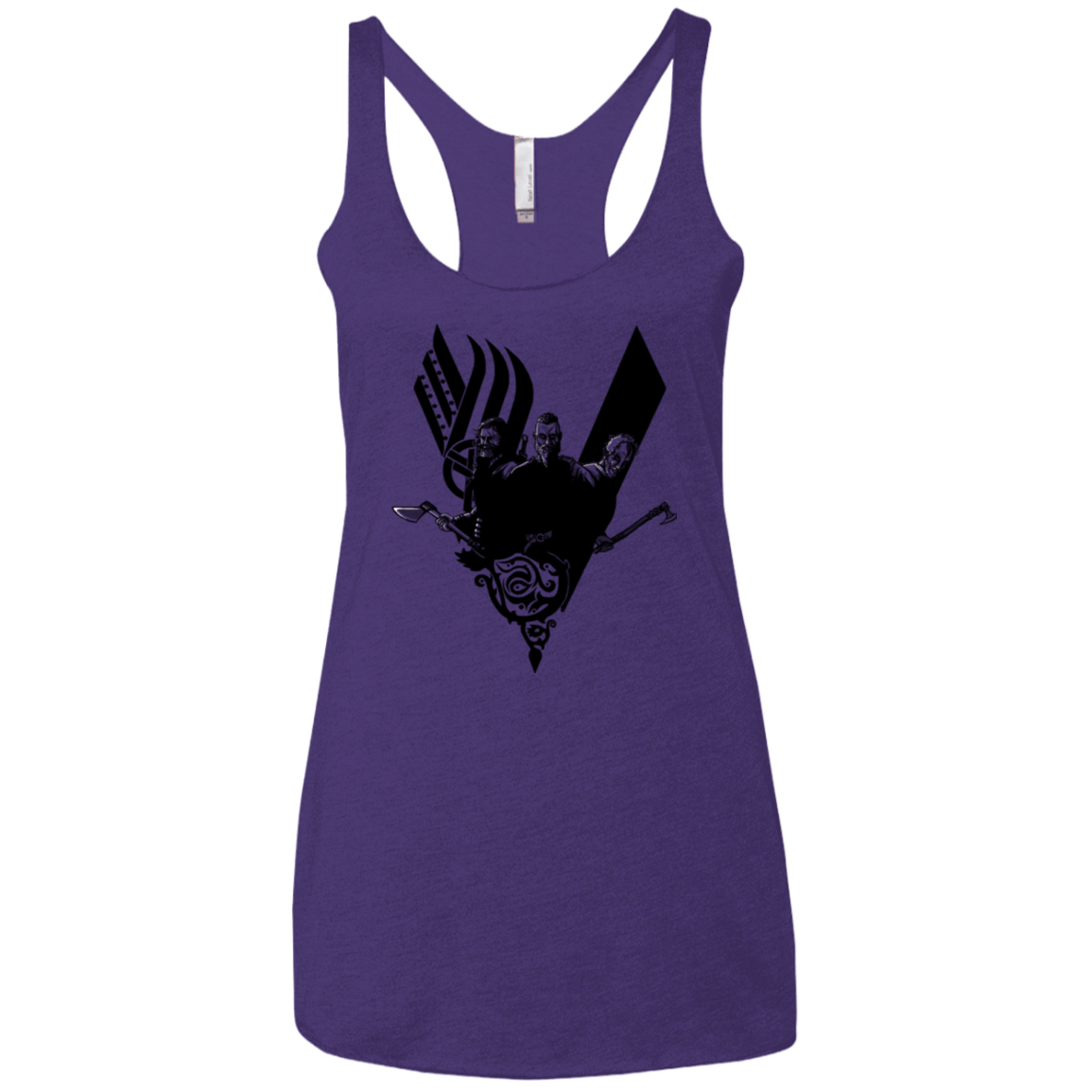 T-Shirts Purple / X-Small Plunder Women's Triblend Racerback Tank