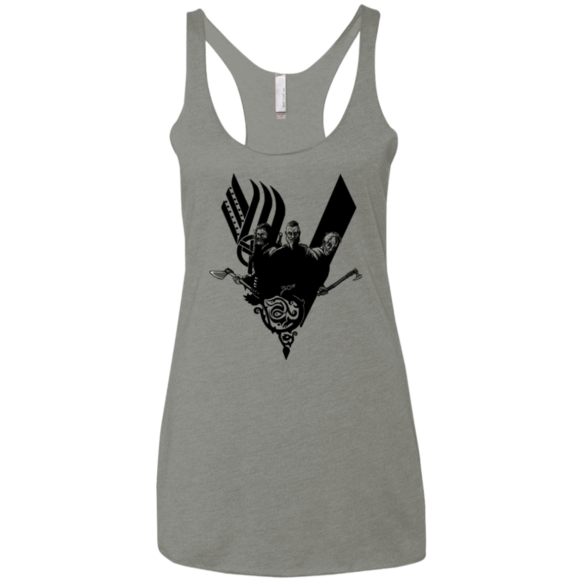 T-Shirts Venetian Grey / X-Small Plunder Women's Triblend Racerback Tank