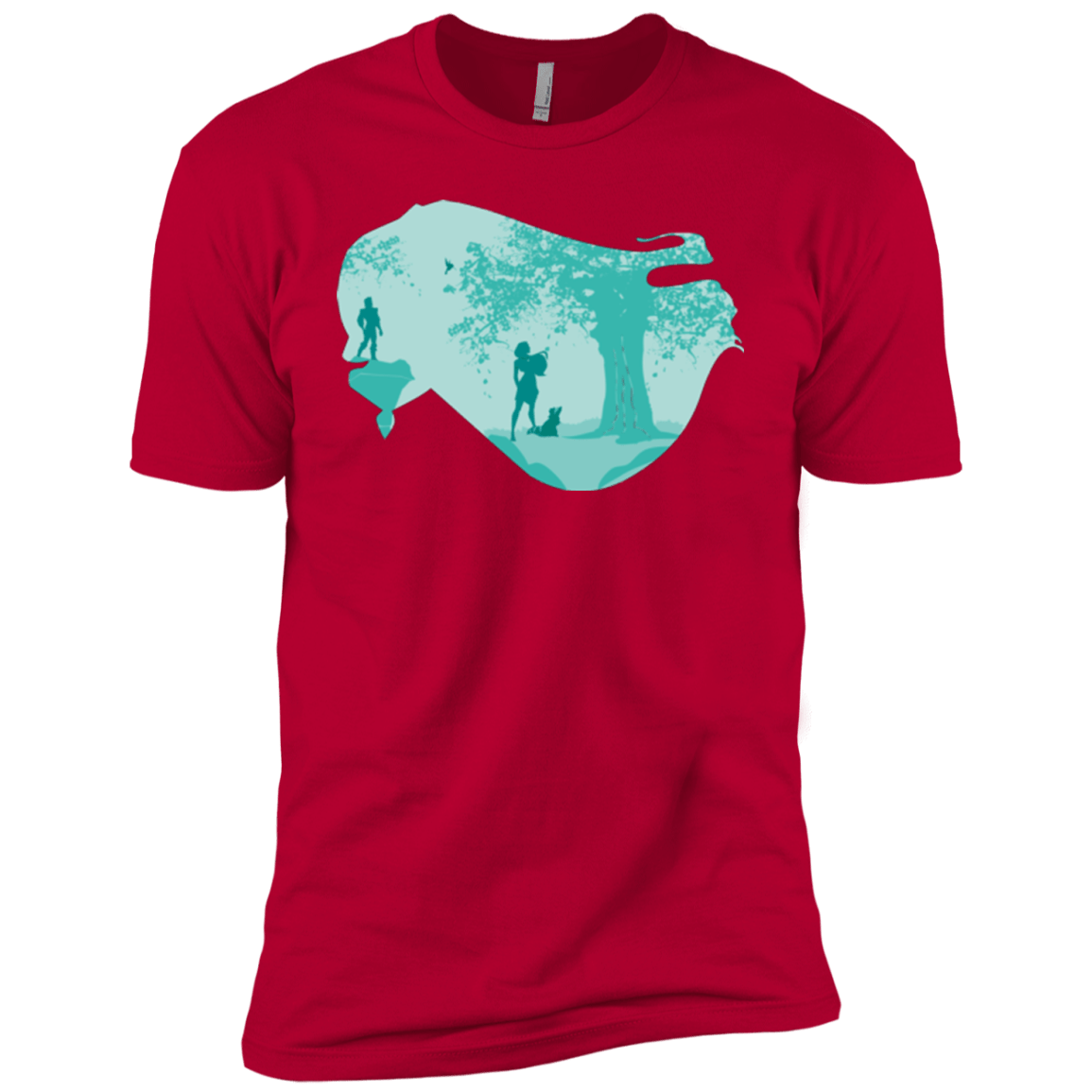 T-Shirts Red / YXS Poca Portrait Pop Boys Premium T-Shirt