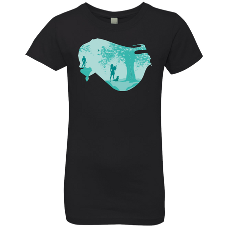 T-Shirts Black / YXS Poca Portrait Pop Girls Premium T-Shirt