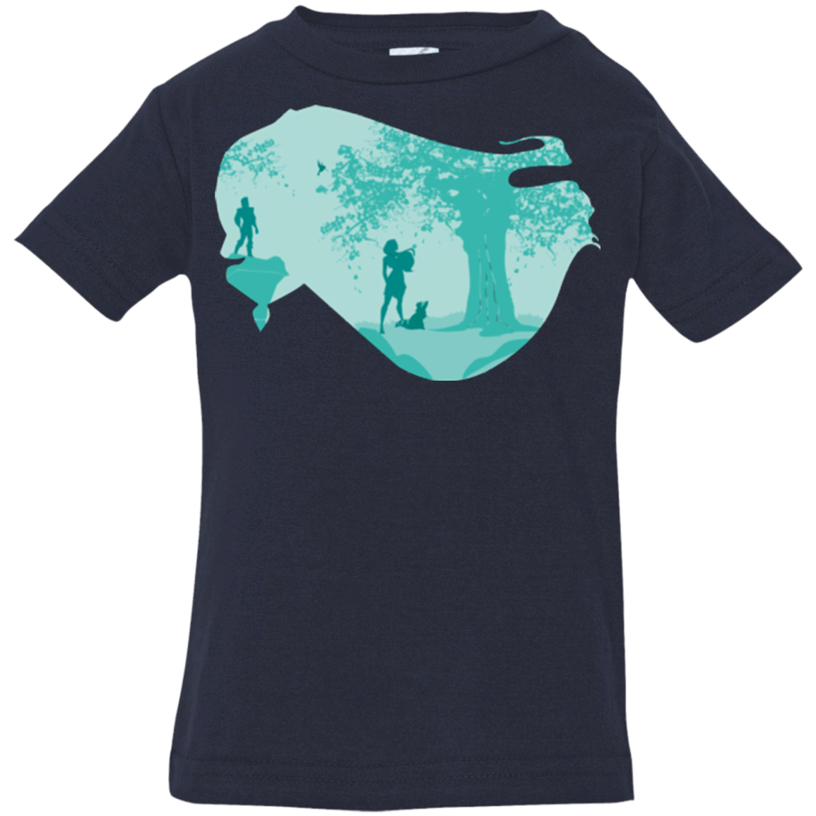 T-Shirts Navy / 6 Months Poca Portrait Pop Infant Premium T-Shirt