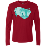 T-Shirts Cardinal / Small Poca Portrait Pop Men's Premium Long Sleeve