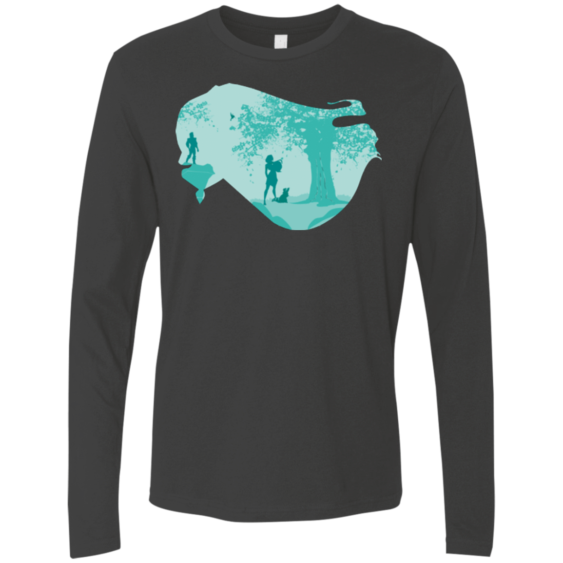 T-Shirts Heavy Metal / Small Poca Portrait Pop Men's Premium Long Sleeve