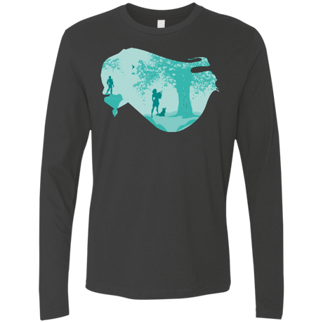 T-Shirts Heavy Metal / Small Poca Portrait Pop Men's Premium Long Sleeve