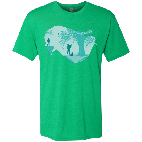 T-Shirts Envy / Small Poca Portrait Pop Men's Triblend T-Shirt