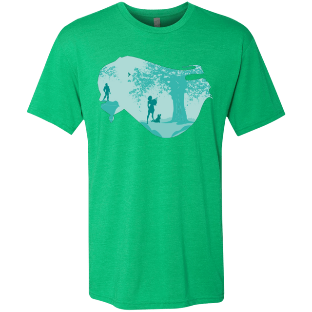 T-Shirts Envy / Small Poca Portrait Pop Men's Triblend T-Shirt