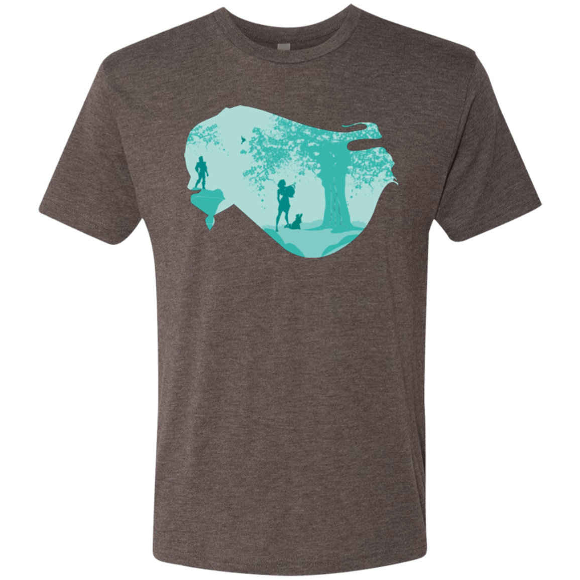 T-Shirts Macchiato / Small Poca Portrait Pop Men's Triblend T-Shirt