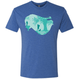 T-Shirts Vintage Royal / Small Poca Portrait Pop Men's Triblend T-Shirt