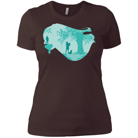 T-Shirts Dark Chocolate / X-Small Poca Portrait Pop Women's Premium T-Shirt